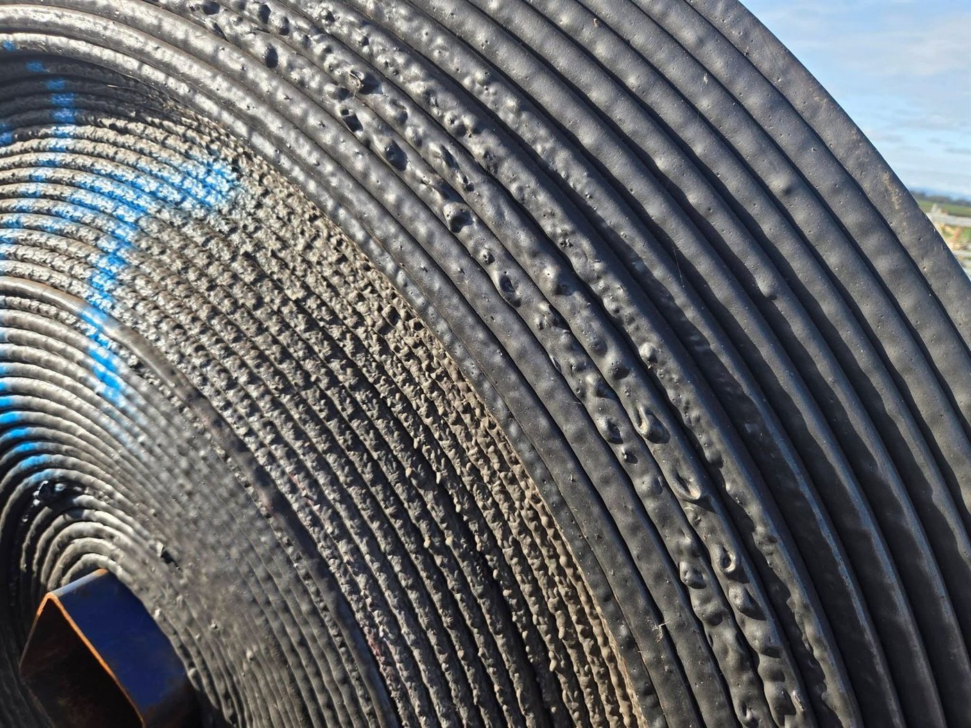 Second-hand conveyor belt roll